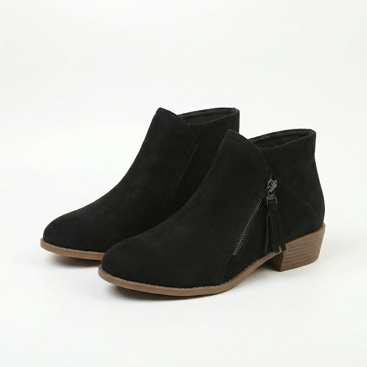Women's Tassel Zip Ankle Boots