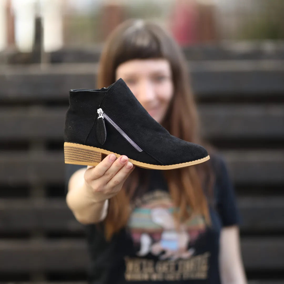 Women's Tassel Zip Ankle Boots