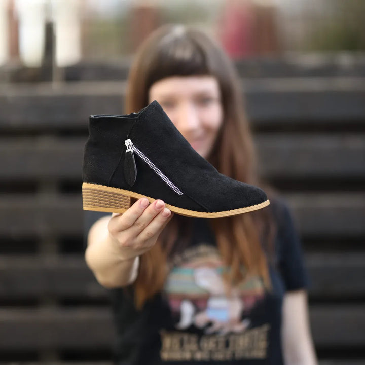 Women's Tassel Zip Ankle Boots