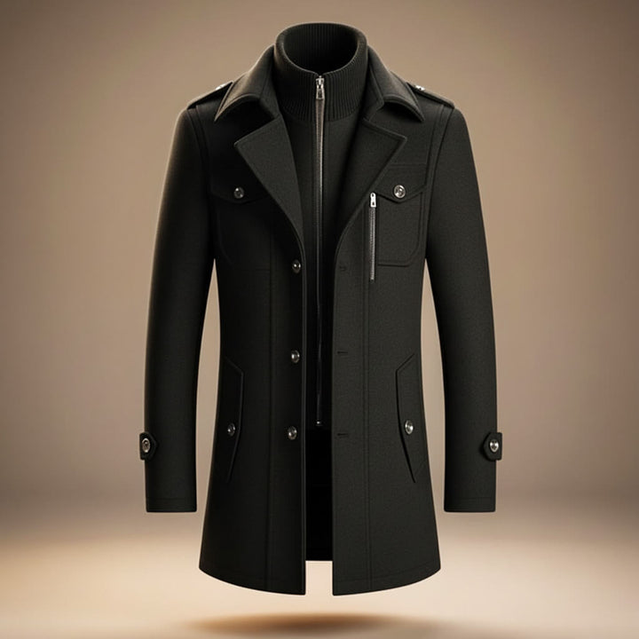 Men's Virgin Wool Coat