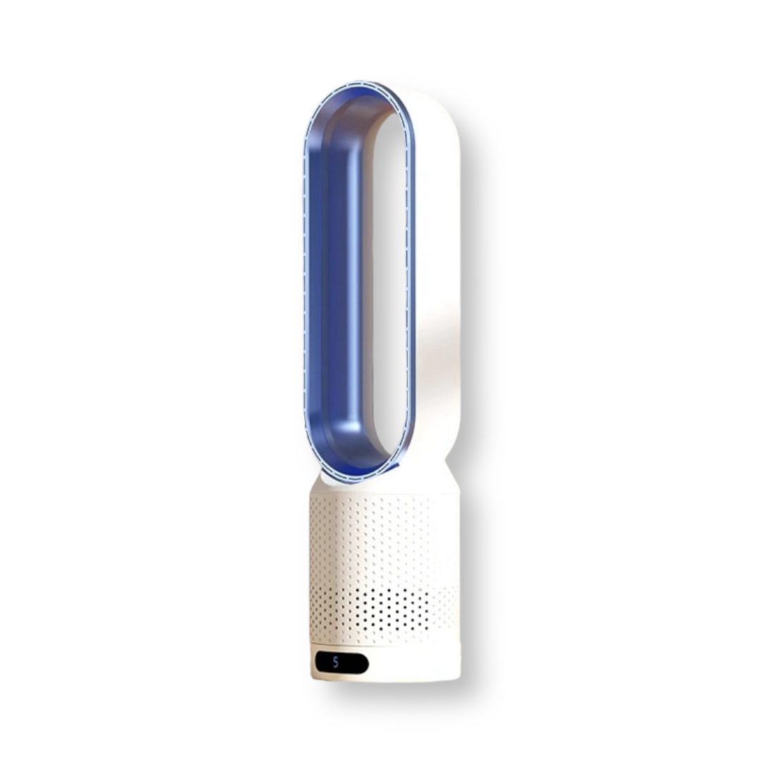 Bladeless Tower Fan with Air Purifier UV Ionization and Oscillating Design - Image 14