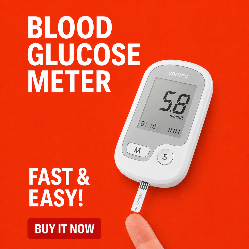 Blood Sugar Monitor with Digital Display and Portable Glucose Meter Test Kit - Image 3