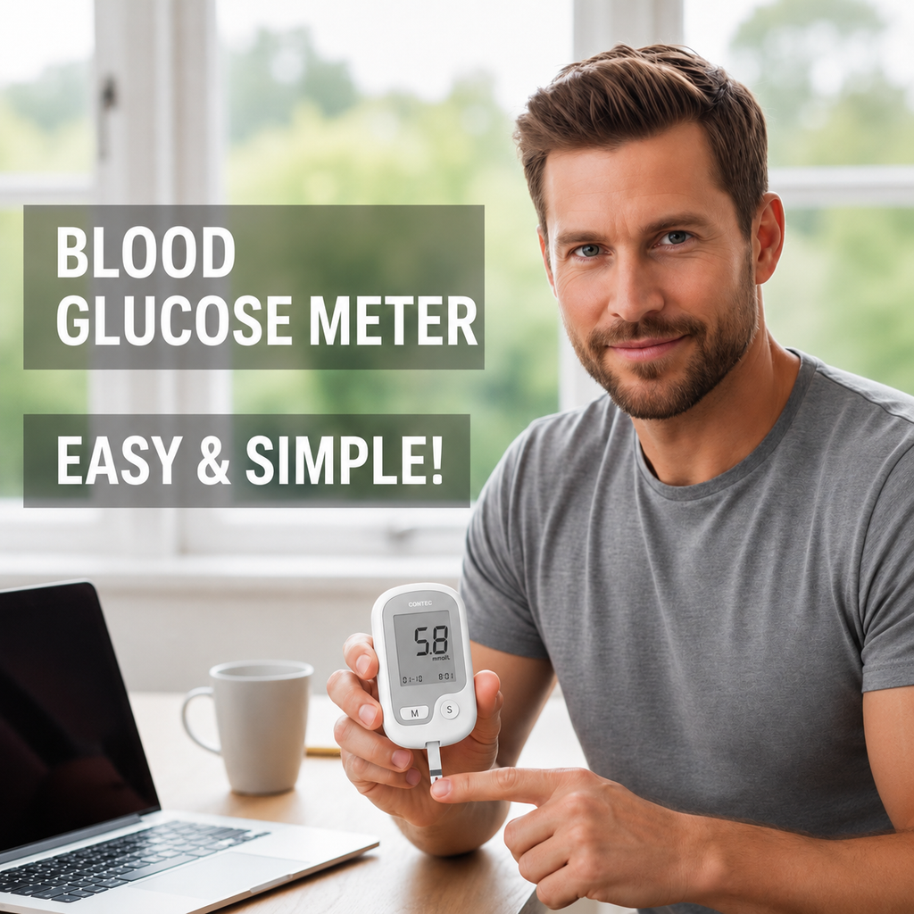 Blood Sugar Monitor with Digital Display and Portable Glucose Meter Test Kit - Image 6