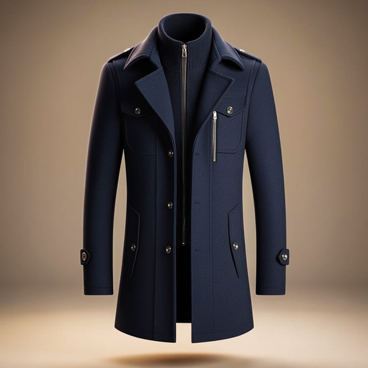 Men's Virgin Wool Coat