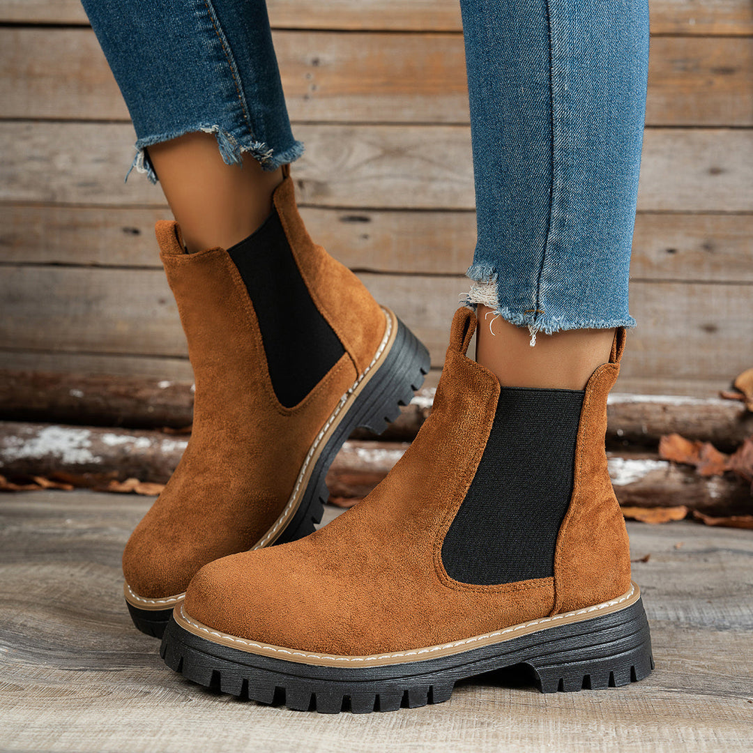 Women's Chelsea Platform Ankle Boots