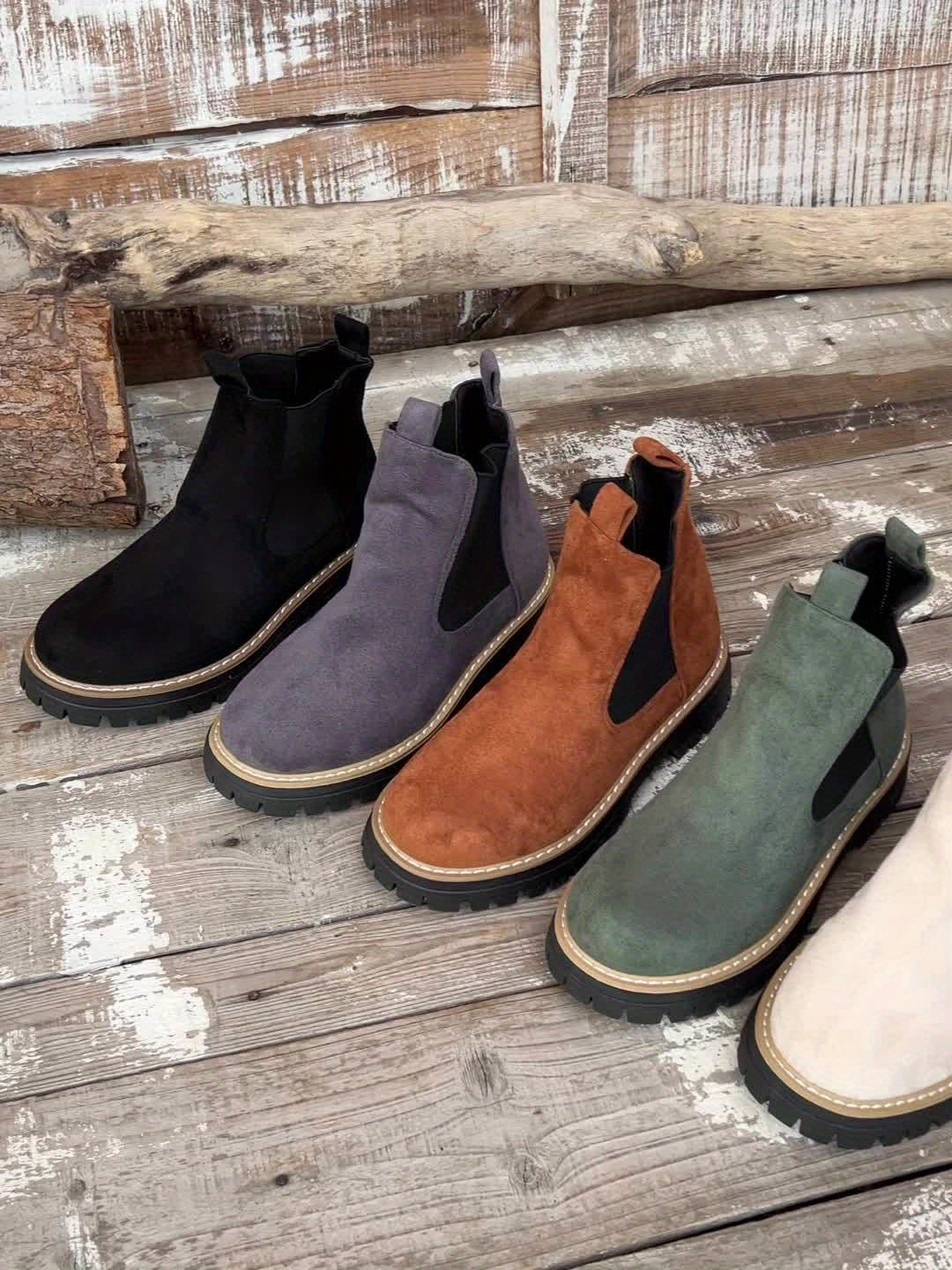 Bottines Chelsea pour femme à plateforme