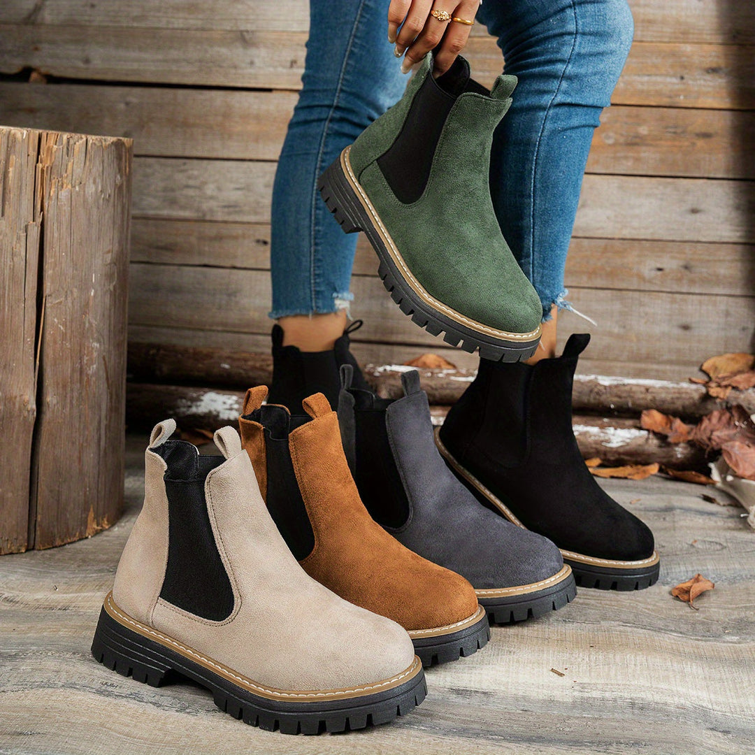 Women's Chelsea Platform Ankle Boots