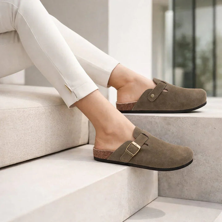Women's Buckle Clogs