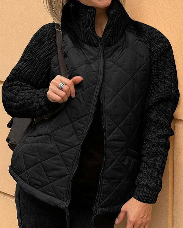 Women's Knitted Fleece Jacket