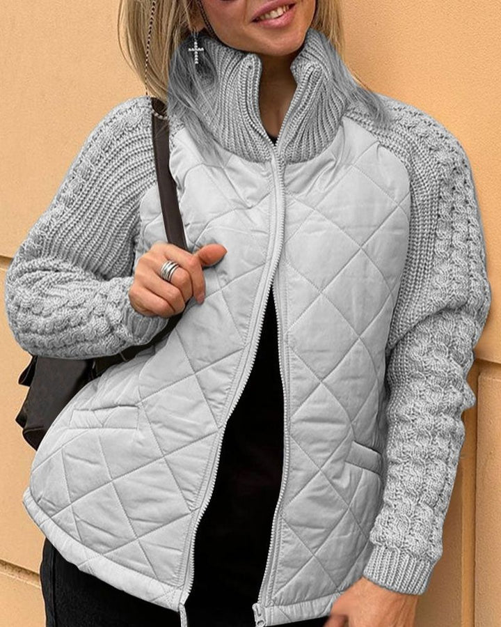 Women's Knitted Fleece Jacket