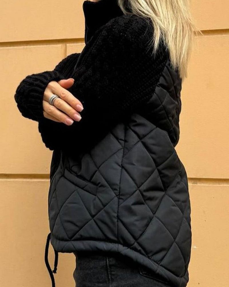 Women's Knitted Fleece Jacket