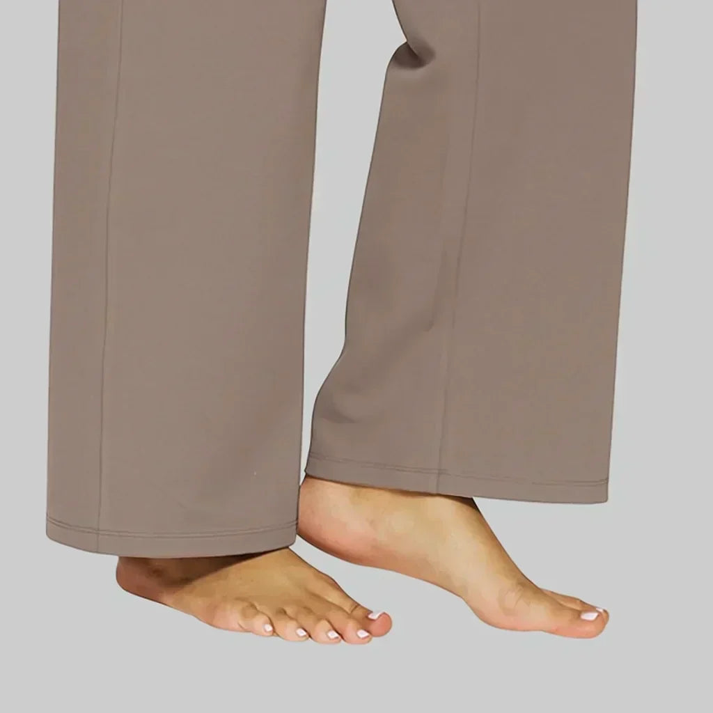 Women's Straight Leg Jersey Trousers