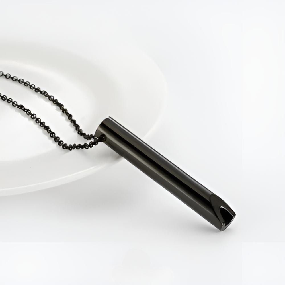 Breathing Necklace for Anxiety and Stress Relief with Mindful Calming Pendant - Image 5