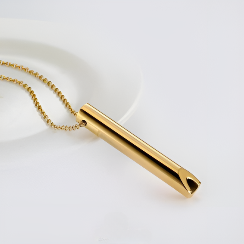 Breathing Necklace for Anxiety and Stress Relief with Mindful Calming Pendant - Image 6