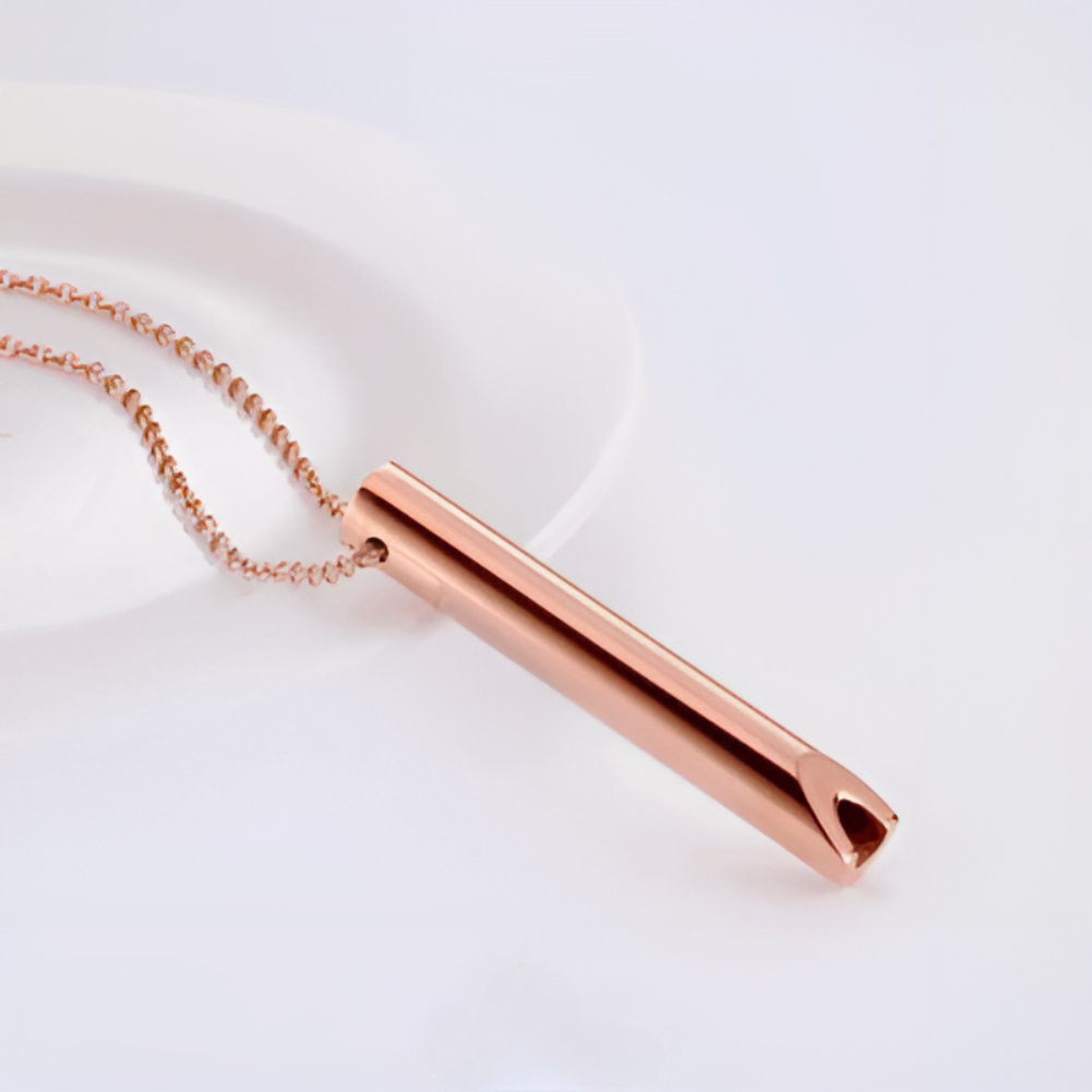 Breathing Necklace for Anxiety and Stress Relief with Mindful Calming Pendant - Image 7