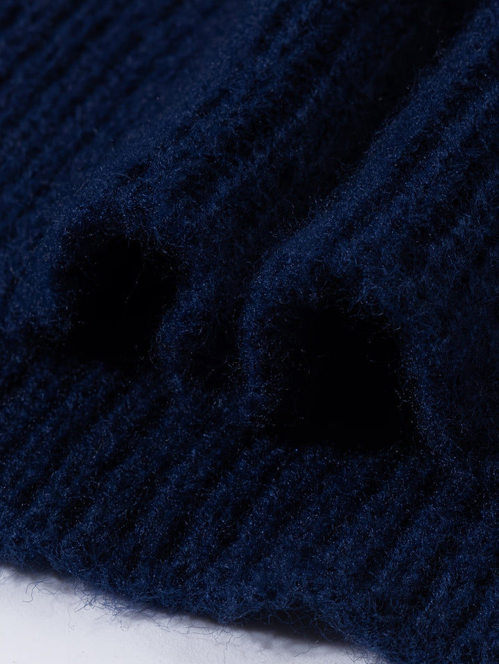 Men's Cable Knit Crew Neck Jumper