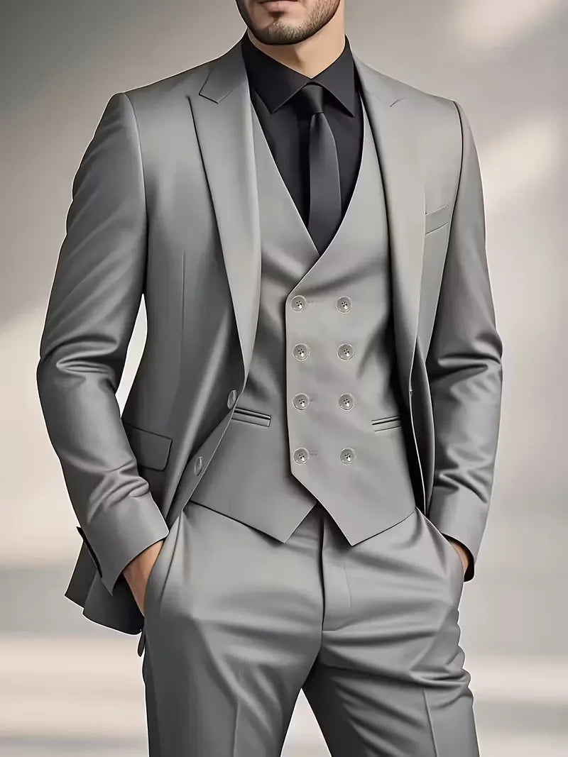 Men's Three Piece Wedding Suit