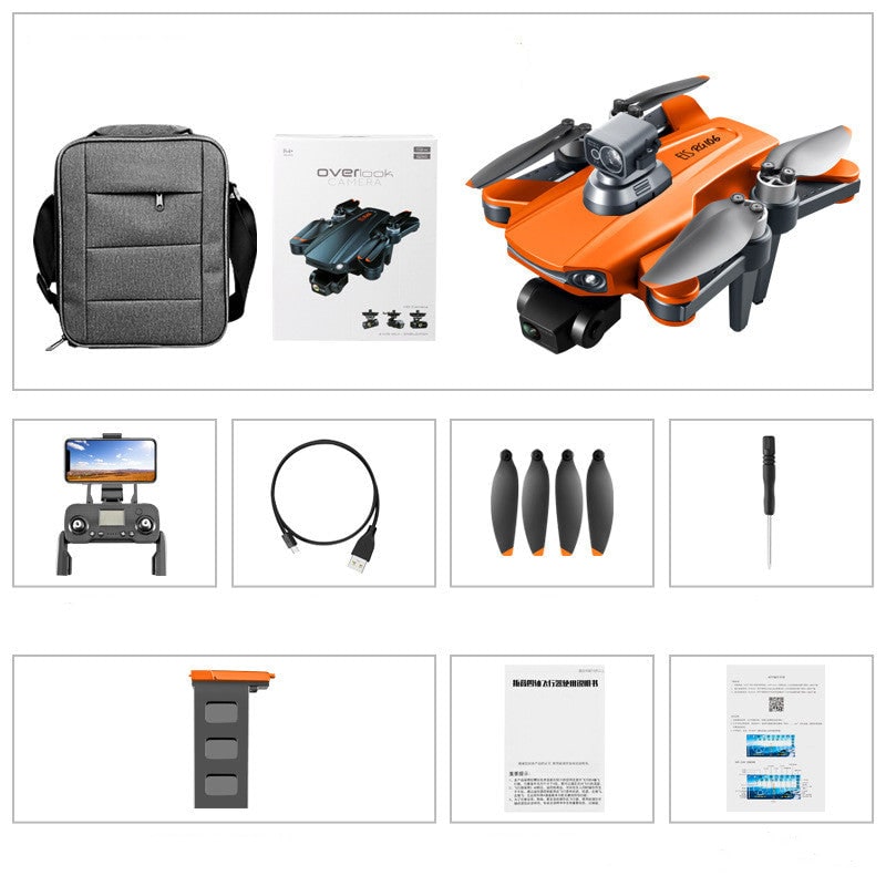 Camera Drone Quadcopter with Foldable Design Gimbal GPS and Remote Control - Image 10