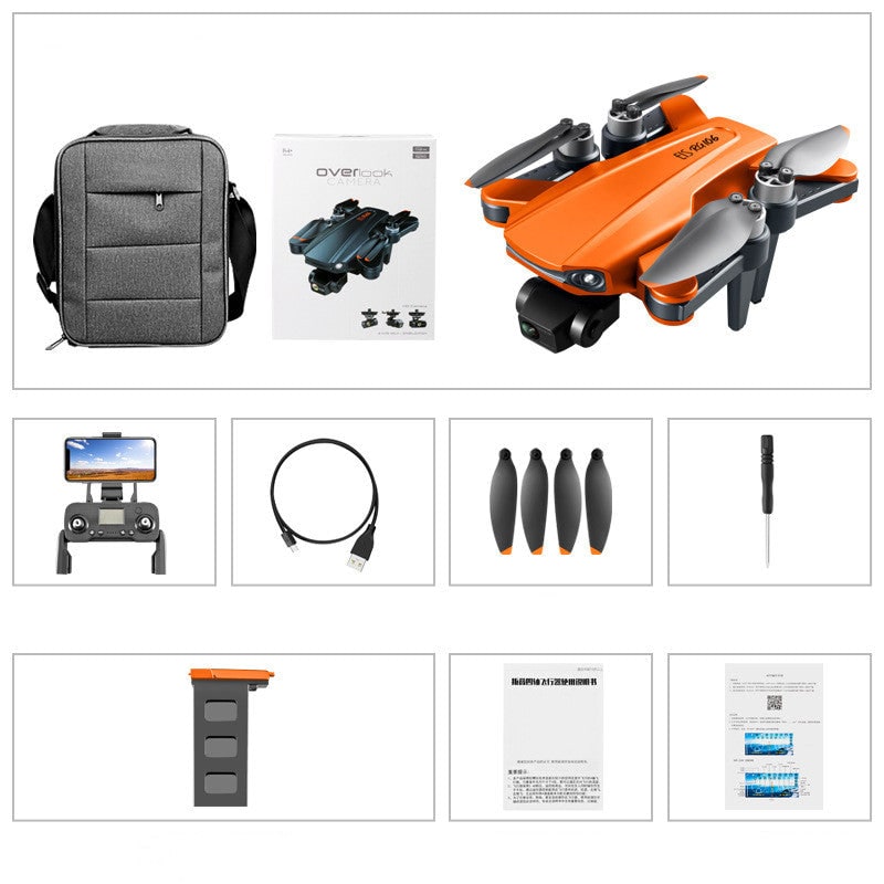 Camera Drone Quadcopter with Foldable Design Gimbal GPS and Remote Control - Image 6