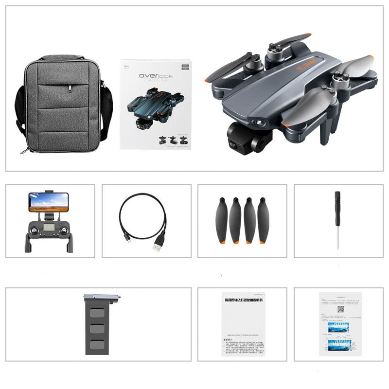 Camera Drone Quadcopter with Foldable Design Gimbal GPS and Remote Control - Image 7