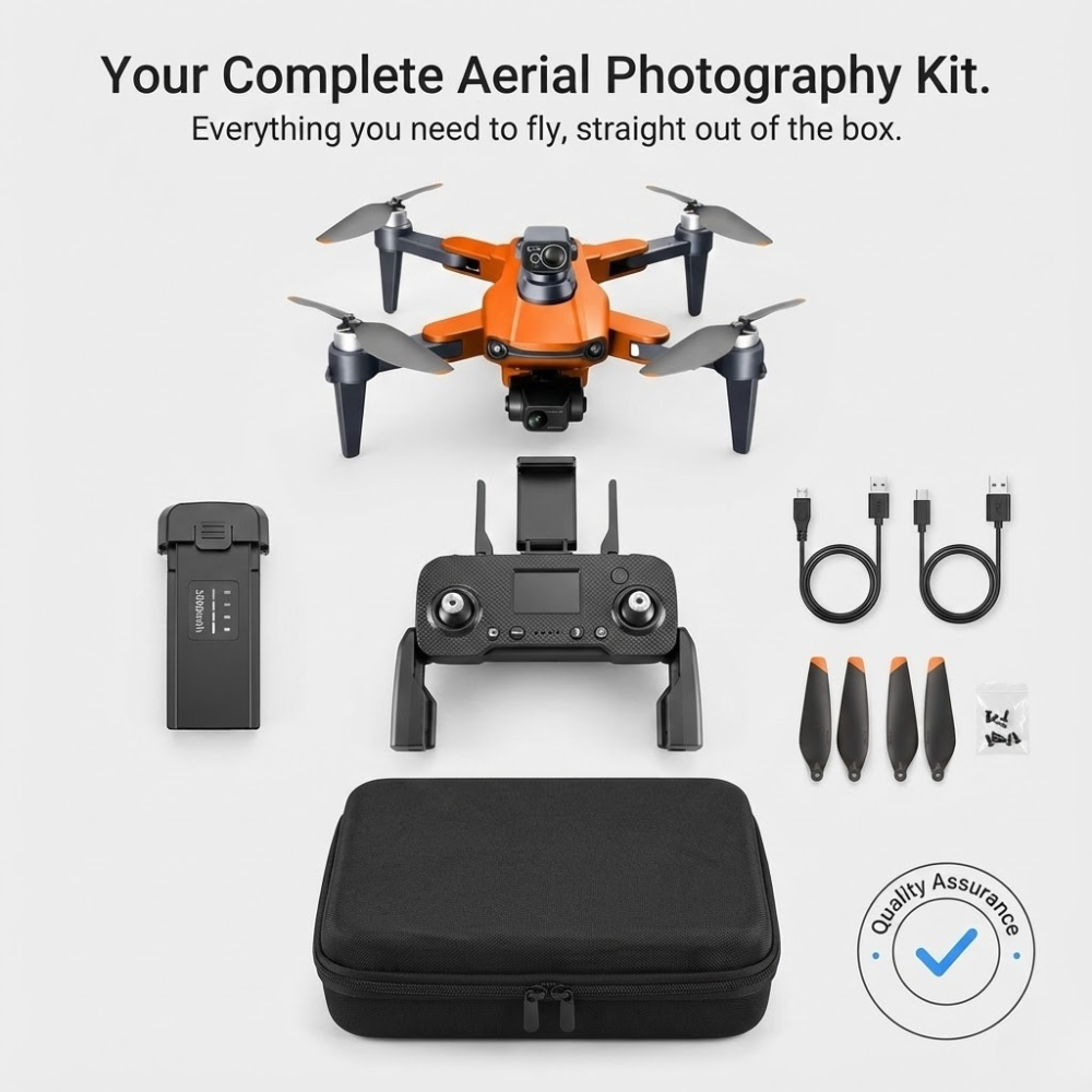 Camera Drone with GPS 3-Axis Gimbal and Foldable Design for Aerial Photography - Image 10