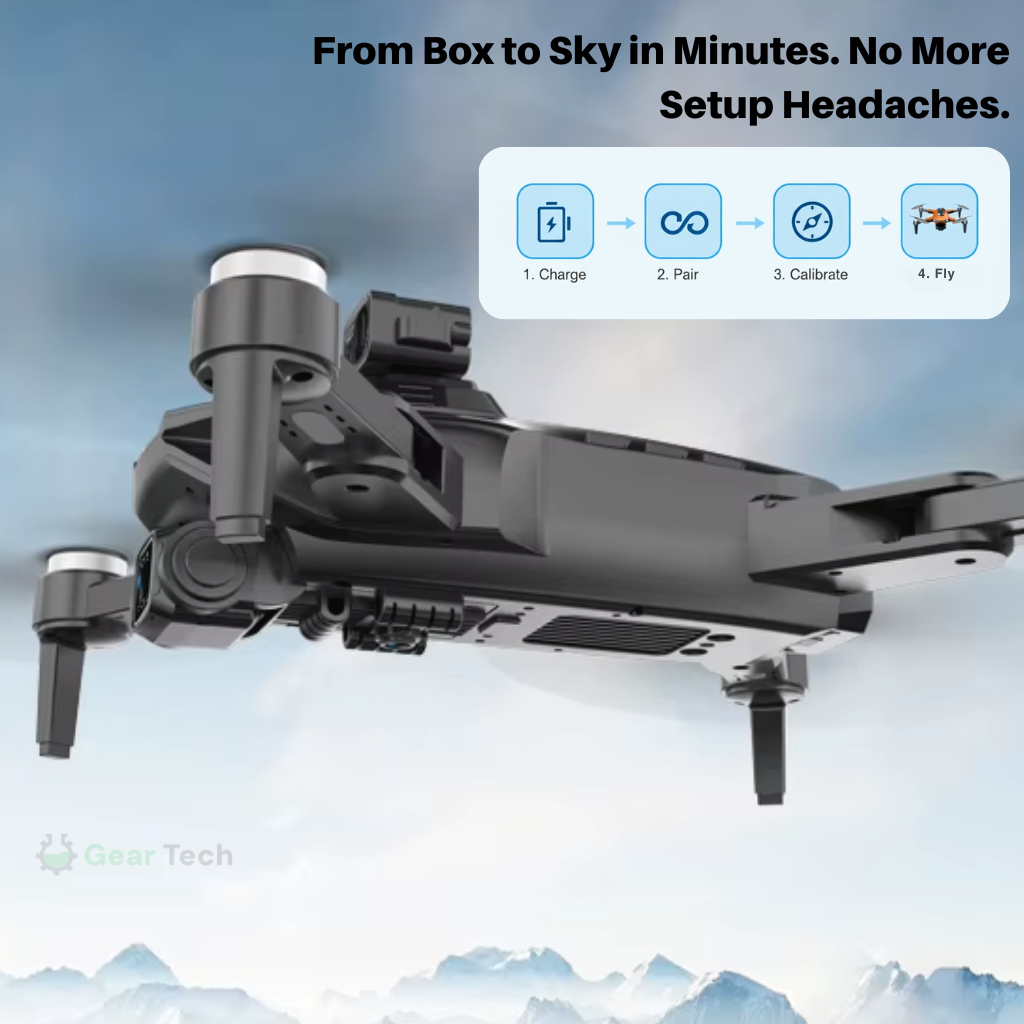 Camera Drone with GPS 3-Axis Gimbal and Foldable Design for Aerial Photography - Image 11