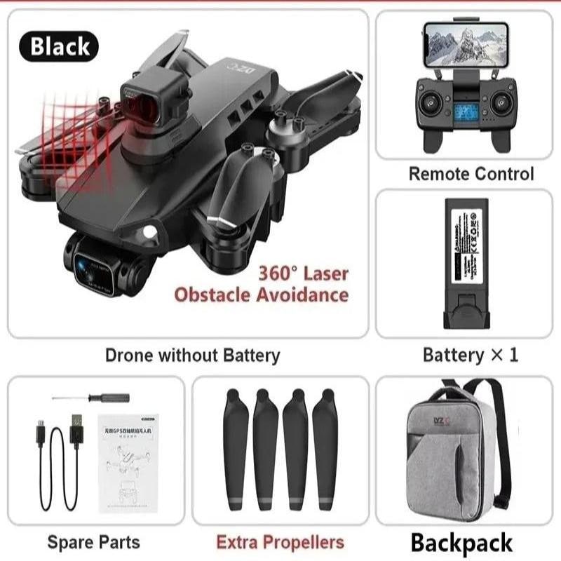 Camera Drone with GPS 3-Axis Gimbal and Foldable Design for Aerial Photography - Image 14