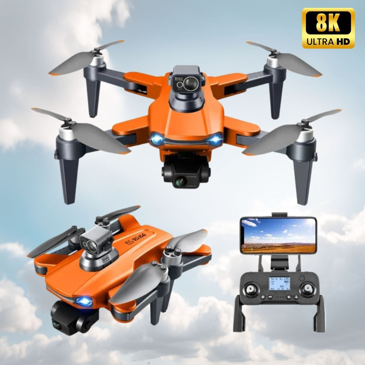 Camera Drone with GPS 3-Axis Gimbal and Foldable Design for Aerial Photography - Image 16
