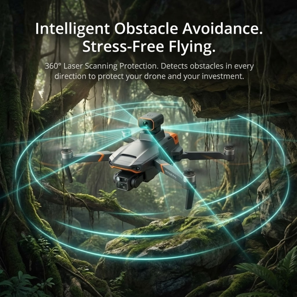 Camera Drone with GPS 3-Axis Gimbal and Foldable Design for Aerial Photography - Image 5