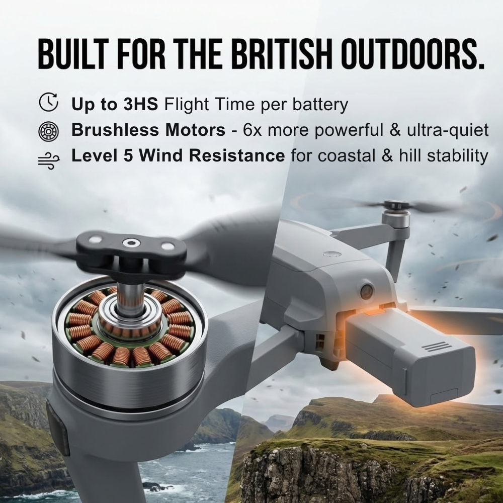 Camera Drone with GPS 3-Axis Gimbal and Foldable Design for Aerial Photography - Image 6