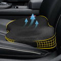 Car Seat Cushion with Memory Foam and Ergonomic Lumbar Support - Image 1