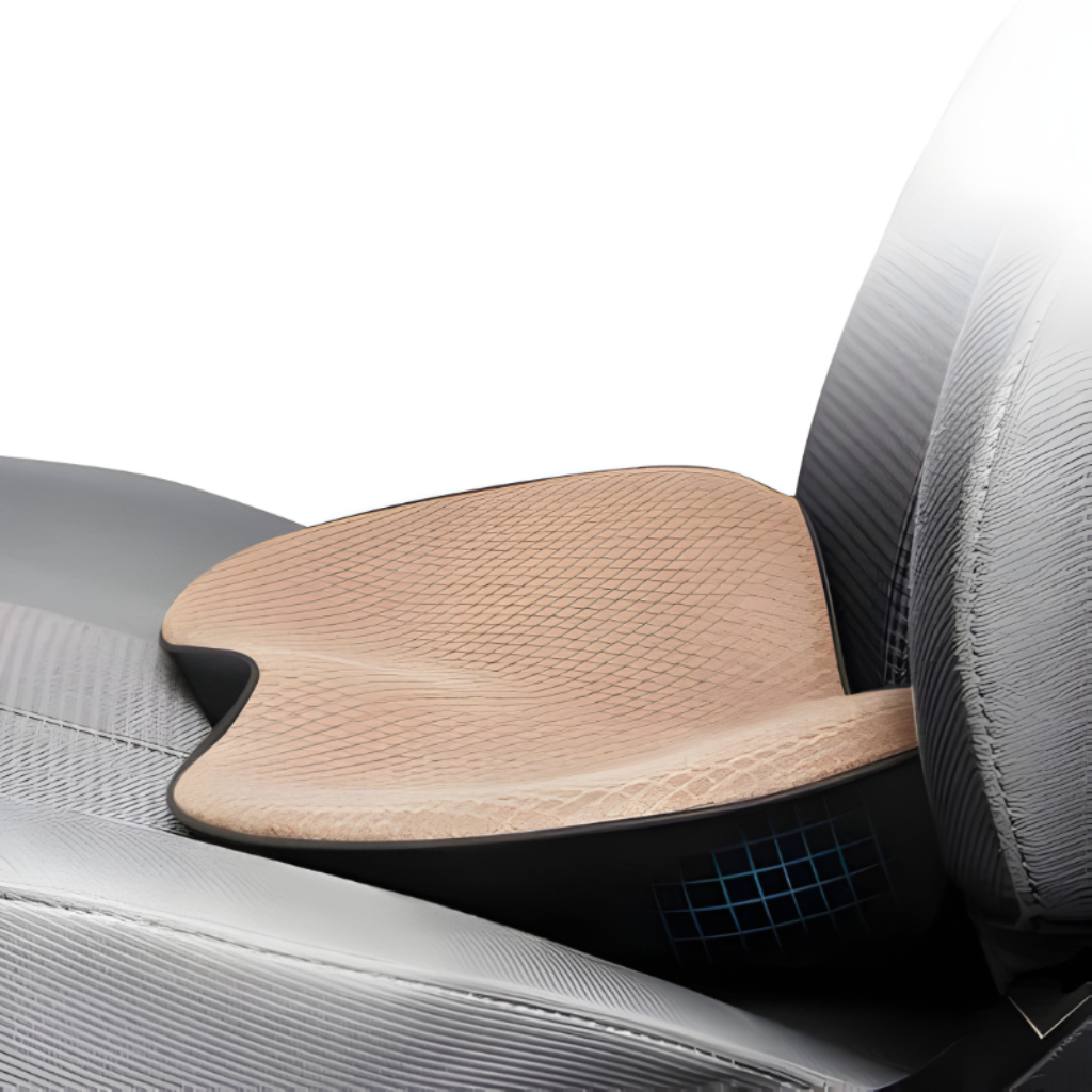 Car Seat Cushion with Memory Foam and Ergonomic Lumbar Support - Image 2