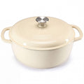 Cast Iron Dutch Oven Pot with Dual Handles for Bread Baking and Braising 6 Quart - Image 5