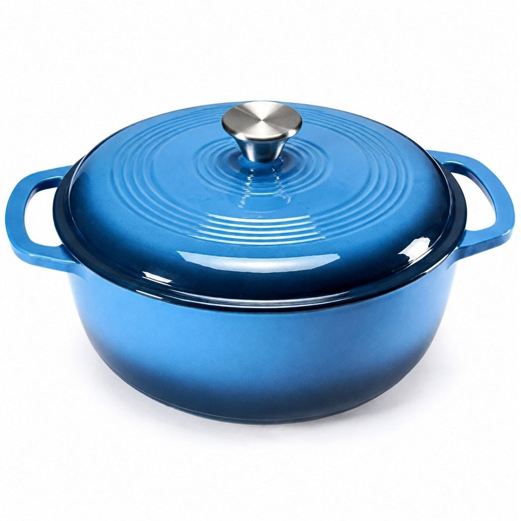 Cast Iron Dutch Oven Pot with Dual Handles for Bread Baking and Braising 6 Quart - Image 6
