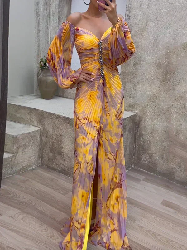 Karolina | Elegant V-Neck Women's Dress