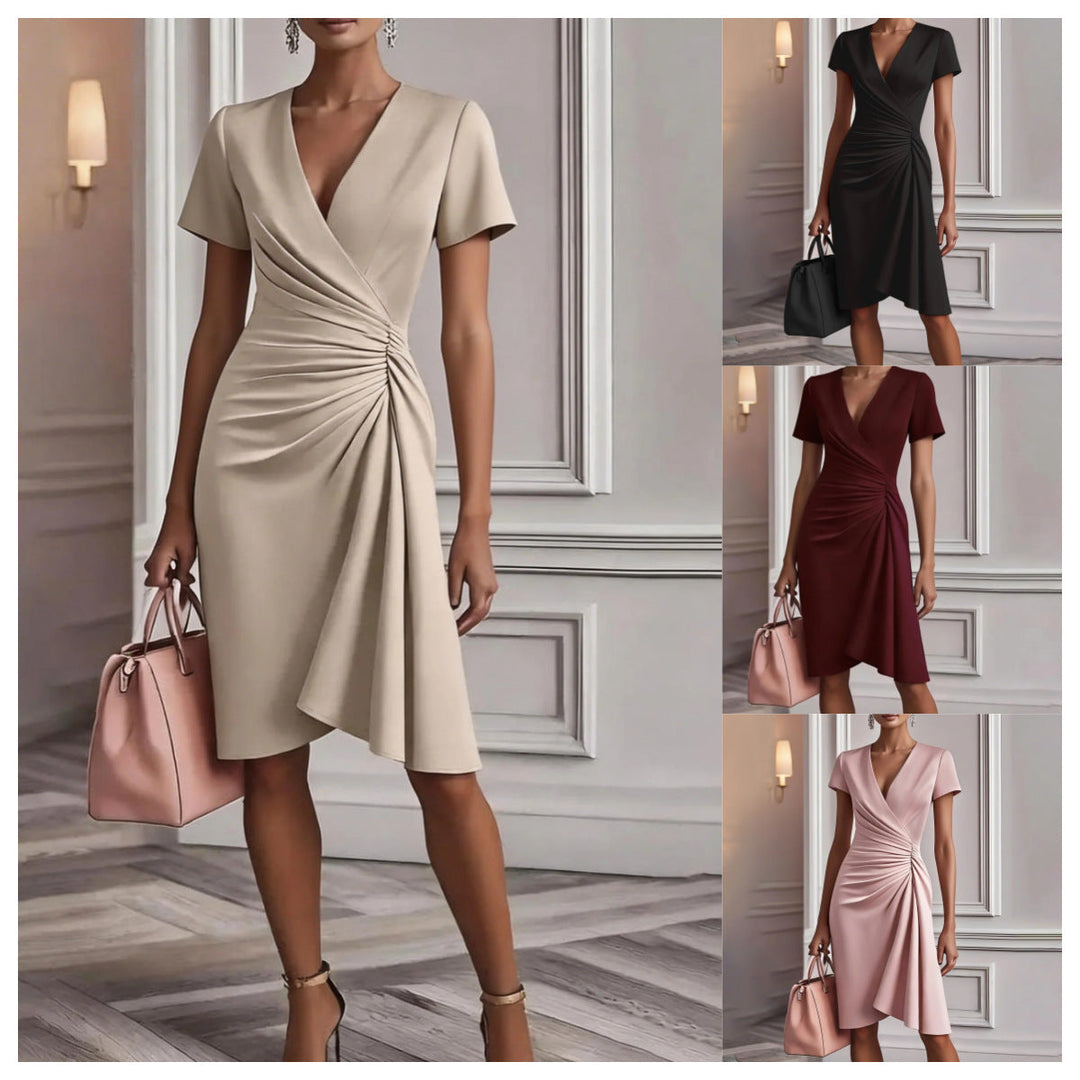 Camilla | V-Neck Midi Summer Dress