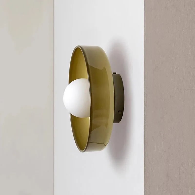 Ceiling Flush Mount Light with Translucent Glass Shade and Minimalist Nordic Design - Image 5