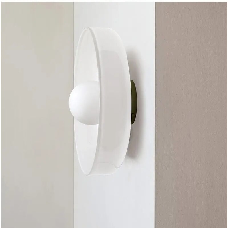 Ceiling Flush Mount Light with Translucent Glass Shade and Minimalist Nordic Design - Image 8