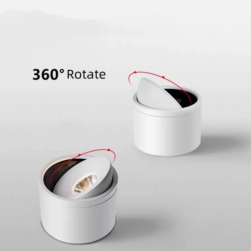 Ceiling Light with Adjustable Directional Spotlight and Rotatable LED Head - Image 8