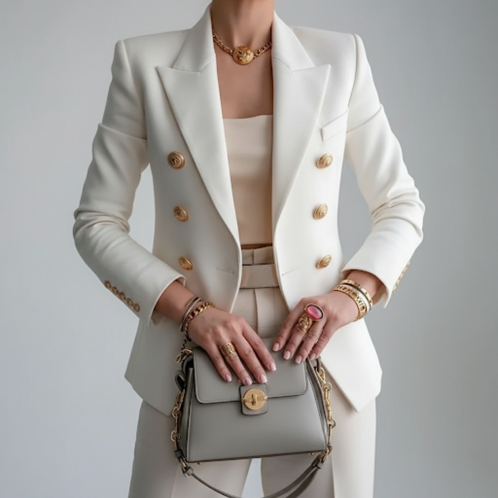 Women's Tailored Double-Breasted Blazer