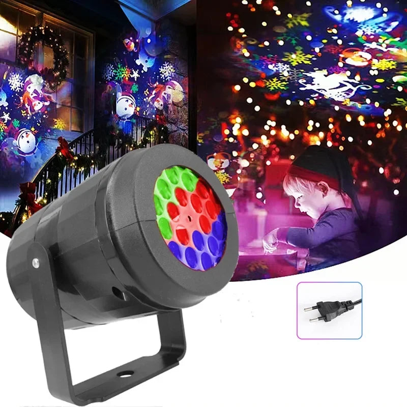 Christmas Light Projector Outdoor with Rotating Holiday Patterns and Adjustable Stand - Image 4