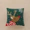 Christmas Pillow Cover with Festive Embroidered Design and Square Shape for Decorative Throw Accent - Image 4