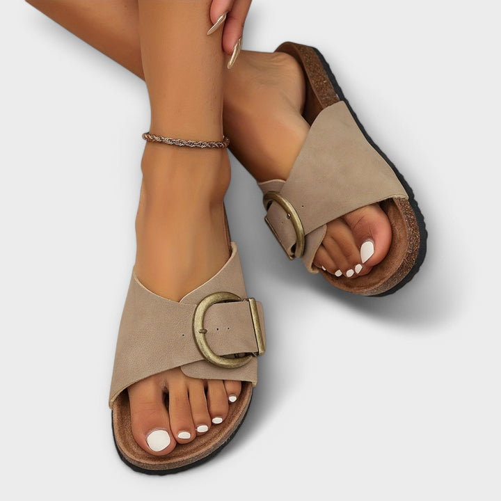 Women's Open Toe Buckle Sandals