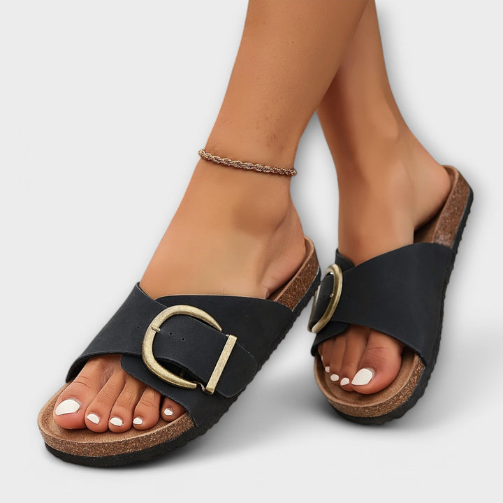 Women's Open Toe Buckle Sandals