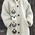 Women's Hooded Chunky Knit Cardigan