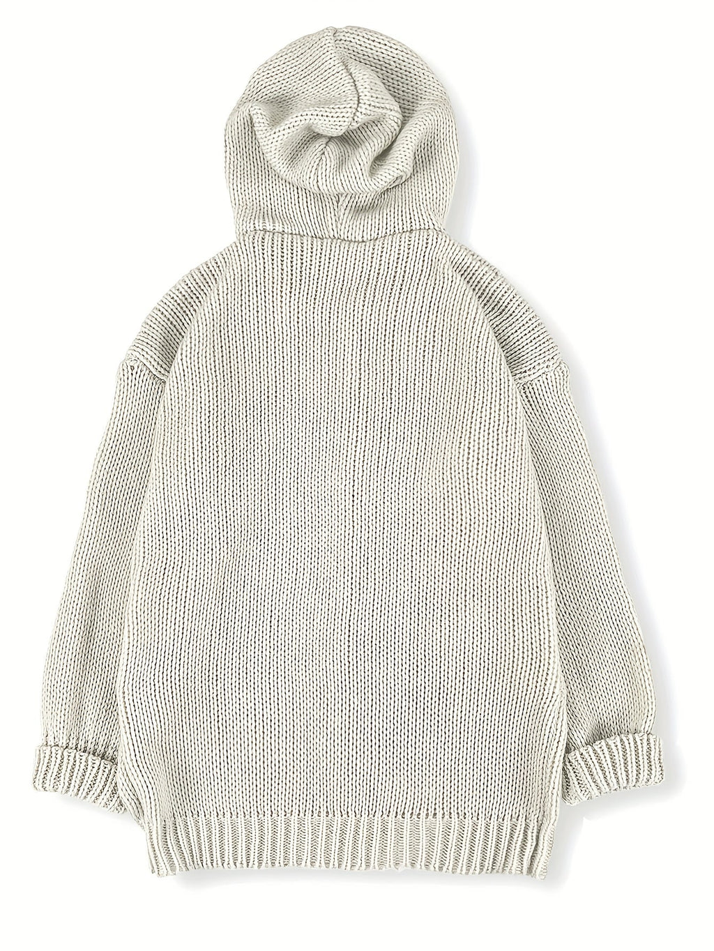 Women's Hooded Chunky Knit Cardigan
