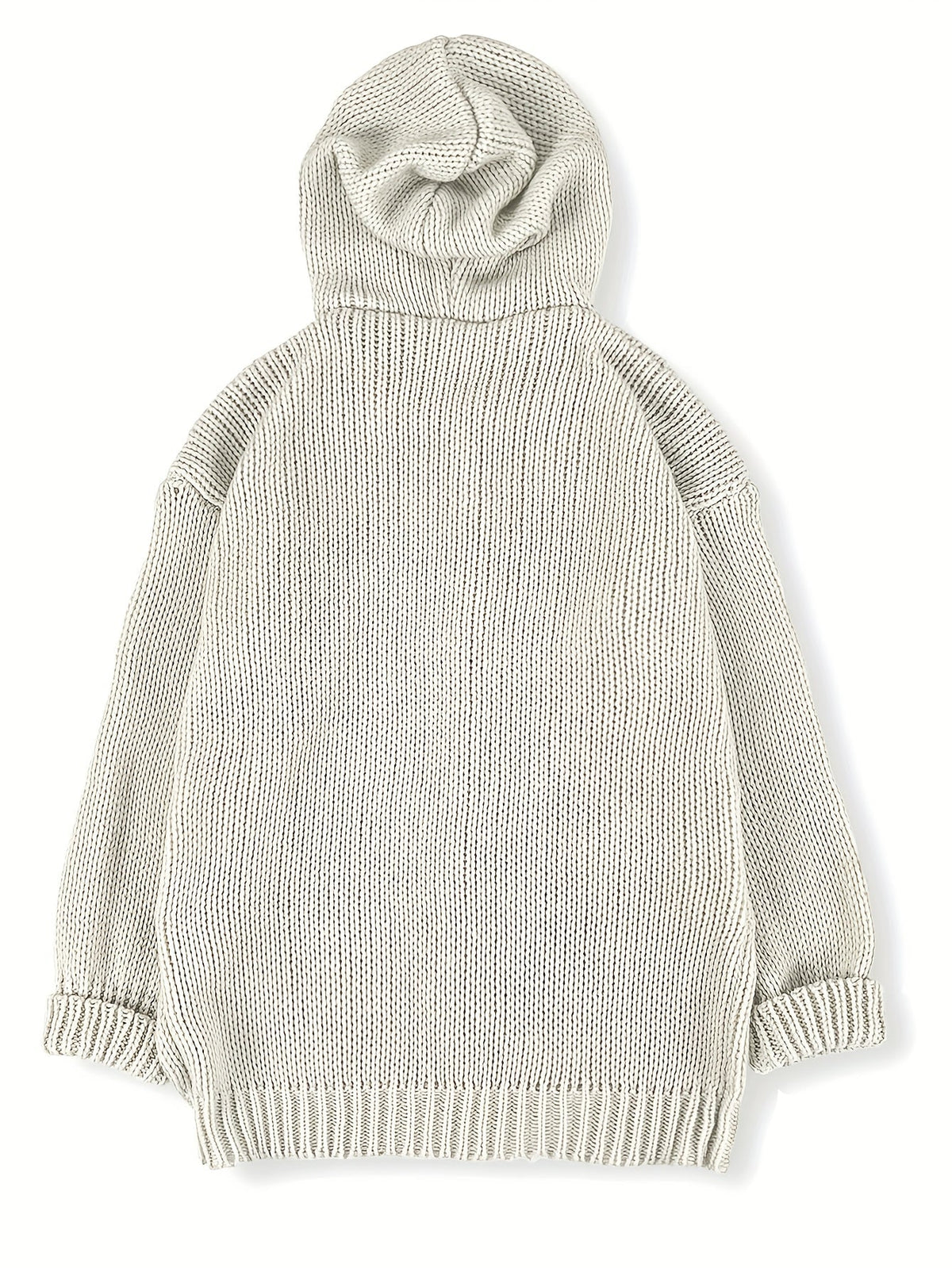 Women's Hooded Chunky Knit Cardigan