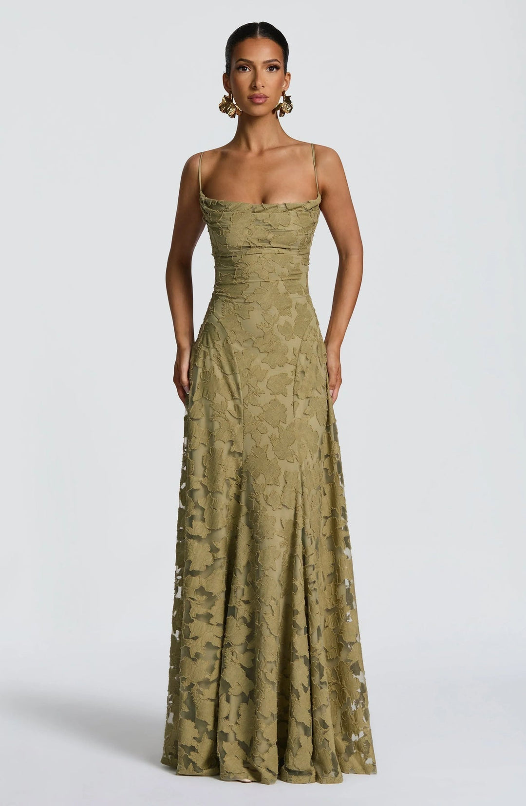 Women's Elegant A-Line Maxi Dress