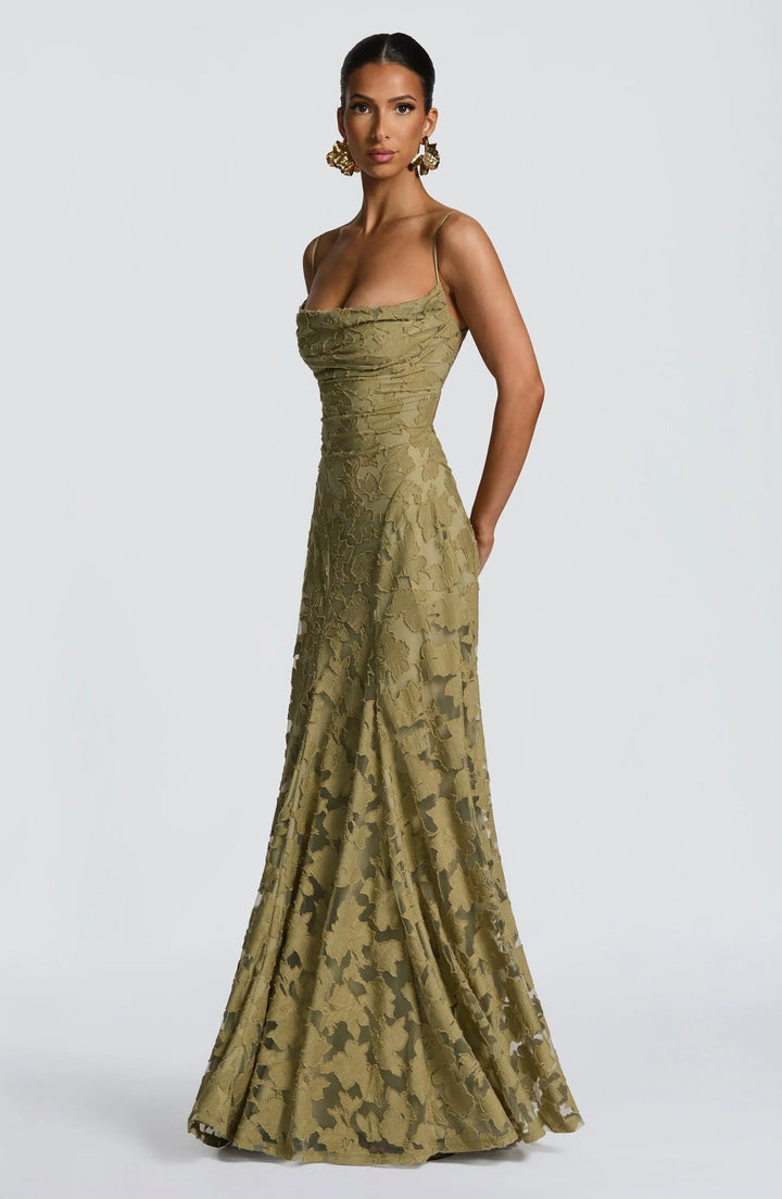Women's Elegant A-Line Maxi Dress