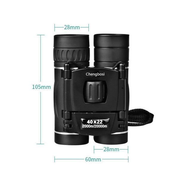 Compact Folding Binoculars 40x22 with Wide Field View and Water Resistant - Image 9